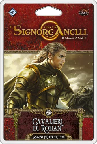 Asmodee - El Señor de los Anillos, el Juego de Cartas: Caballeros de Rohan, baraja preconstruido, edición en Italiano, 10715