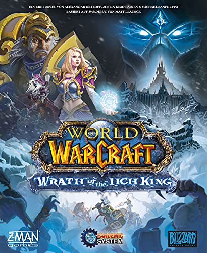 Asmodee World of Warcraft: Wrath of The Lich King, Juego del conocedor, Juego de Estrategia, Alemán