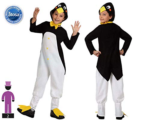 ATOSA disfraz pingüino niño unisex infantil 5 a 6 años