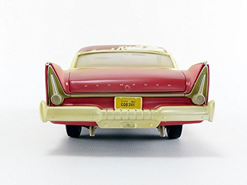 Auto World – Miniatura de Coche Plymouth Fury Christine Dirty, versión 1958, Escala 1/18, AWSS119, Rojo/Blanco