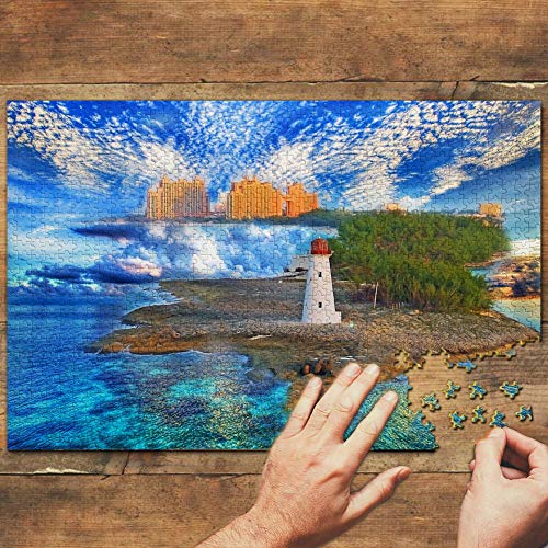 Bahamas Puzzle 1000 Piezas para Adultos Familia Rompecabezas Recuerdo Turismo Regalo