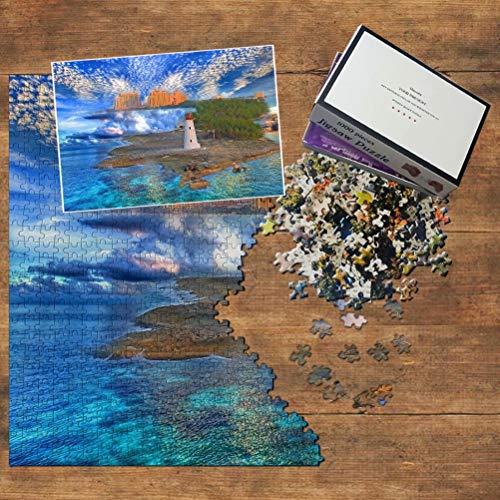 Bahamas Puzzle 1000 Piezas para Adultos Familia Rompecabezas Recuerdo Turismo Regalo