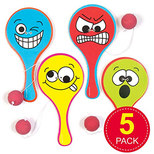 Baker Ross Paletas de caras divertidas(Pack de 5)