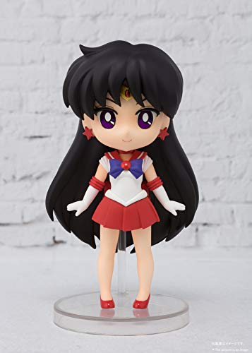 Bandai Mini Figuarts Sailor Moon Action Figure Sailor Mars Rai Hino Rea 9 cm, Multicolor