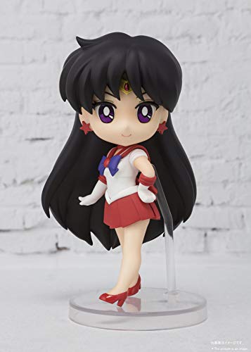 Bandai Mini Figuarts Sailor Moon Action Figure Sailor Mars Rai Hino Rea 9 cm, Multicolor