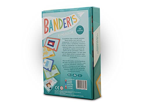 Banderis, Juego de Cartas de Molaviajar