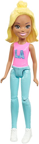 Barbie Muñeca FHV57 On The Go (Rubio con Camiseta Rosa)