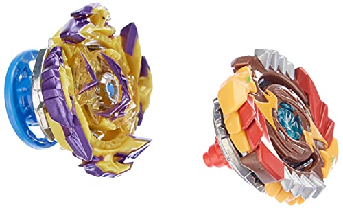 Beyblade Burst Surge - Paquete de 2 peonzas de competición, con Speedstorm Spear Valtryek V6 y Regulus R6, Juguete para niños, Desde 8 años de Edad