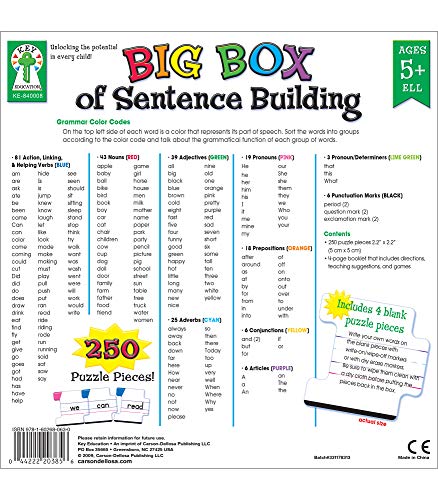 Big Box of Sentence Building (versión en inglés)