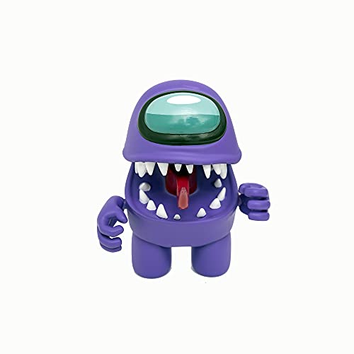 Bizak Among Us - Figura de Acción Pack de 2 en Caja Morado + Naranja (64116015)