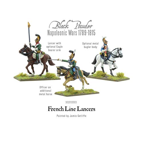 Black Powder - Napoleonic French Line Lancers (13) (28mm Scale)