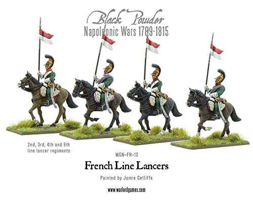 Black Powder - Napoleonic French Line Lancers (13) (28mm Scale)