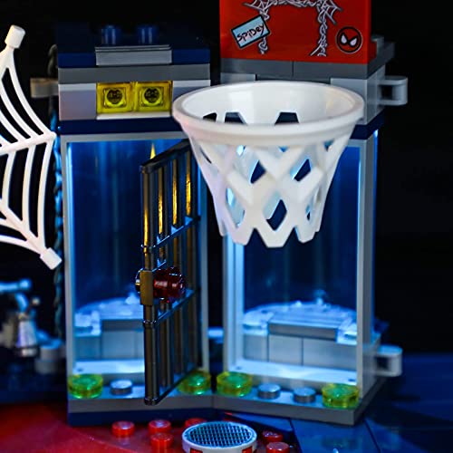 BRIKSMAX Kit de iluminación LED para Marvel Spider-Man Attack on The Spider Lair - Compatible con Lego 76175 - No incluye el juego Lego