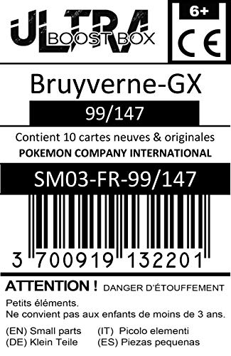 Bruyverne-GX 99/147 - #myboost X Soleil & Lune 3 Ombres Ardentes - Coffret de 10 Cartes Pokémon Françaises