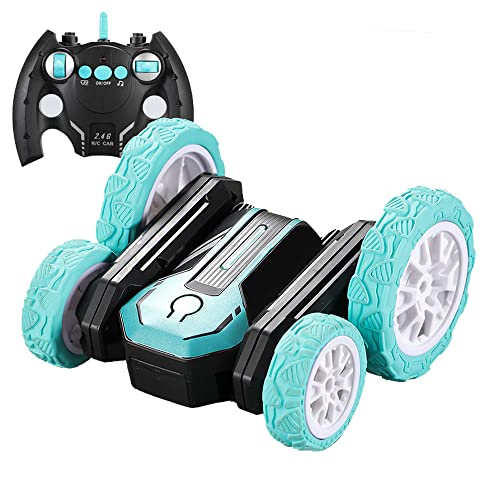 CAILILAL 2.4G control remoto inalámbrico gesto del automóvil doble control remoto torsión del automóvil cuatro unidades todoterreno automóvil de juguete para niños 360 ° deriva camión especial adecuad