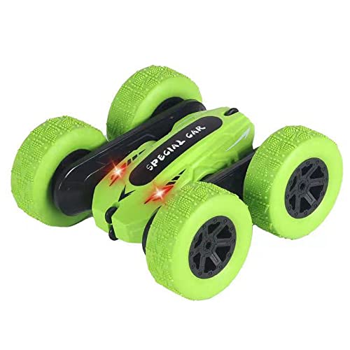 CAILILAL Vehículo RC, caída de doble cara, rotación de 360 ​​°. Control remoto de 2,4G, vehículo todoterreno de escalada, coche acrobático, camión monstruo de pies grandes, regalo de cumpleaños para n