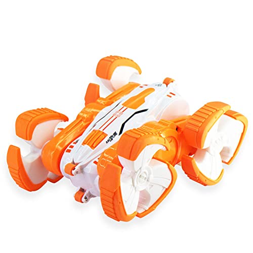 CAILILAL Vehículo RC, caída de doble cara, rotación de 360 ​​°. Control remoto de 2,4G, vehículo todoterreno de escalada, coche acrobático, camión monstruo de pies grandes, regalo de cumpleaños para n