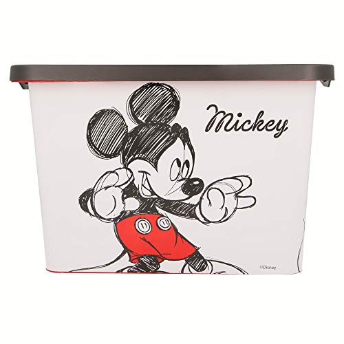 Caja De Almacenaje Con Cierre De Click De 7 Litros | Mickey Fancy