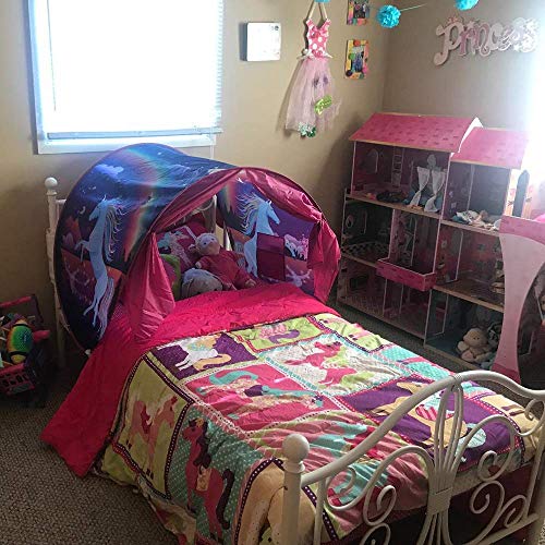 Carpa para Cama,Tiendas De Ensueño,Carpa De Ensueño,Carpa Cojin Molon,Carpa para Niños,Carpa Niños,Carpa Infantil Navidad Y Regalos De Cumpleaños (Unicornio)