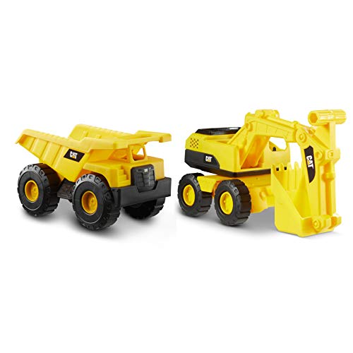 CatToysOfficial Tough Rigs 2PACK - volquete y Excavadora (38 cm)