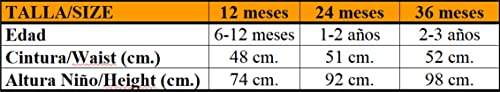 chiber Disfraces Disfraz de Enfermera para Bebé (12-24 meses)