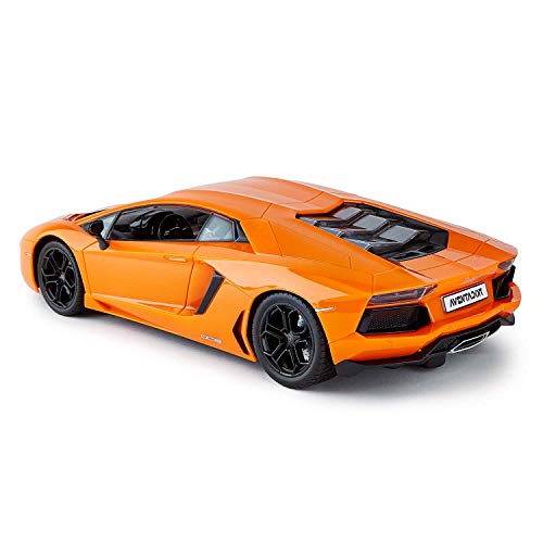 CMJ RC Cars con Licencia Oficial Mando a Distancia Lamborghini IN 30cm Tamaño 1:14 Escala en Lambo Naranja