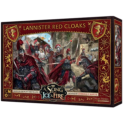 CMON Canción de Hielo y Fuego - El Juego de miniaturas: Capas Rojas Lannister, Expansión en Español