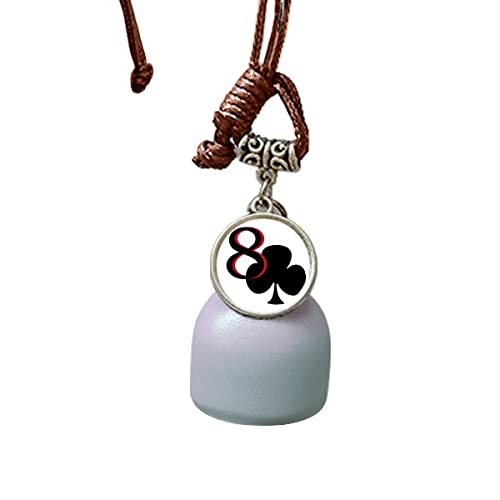 comp Happiness Club 8 Poker Dream Catcher Campana colgante de coche