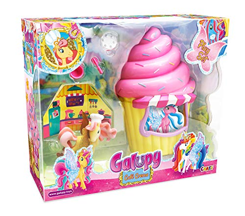 CRAZE GALUPY Cafe-Crema Kit de juego de unicornios para Niñas juguetes niños 3 años, unicornios coleccionables, cafeteria unicornios 18880