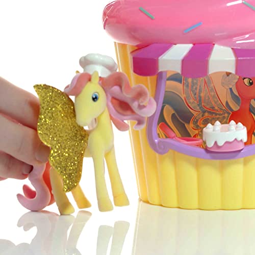 CRAZE GALUPY Cafe-Crema Kit de juego de unicornios para Niñas juguetes niños 3 años, unicornios coleccionables, cafeteria unicornios 18880