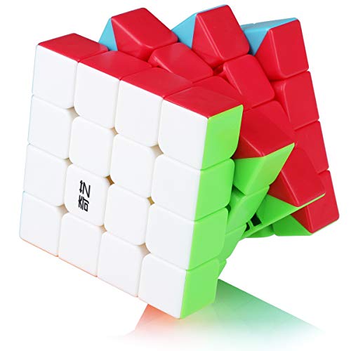 Cubo Magico 4x4 4x4x4 Speed Cube Puzzle Cubo de la Velocidad Niños Juguetes Educativos, Stickerless