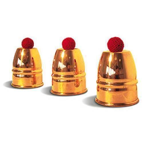 Cups and Balls - Aluminum (Copper Color) - Close-Up Magic - Trucos Magia y la Magia - Magic Tricks and Props