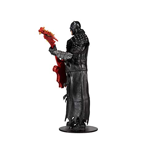 DC Multiverse Dark Nights: Death Metal Batman Figura de acción de 7 Pulgadas con Piezas y Accesorios Build-A 'Darkfather'