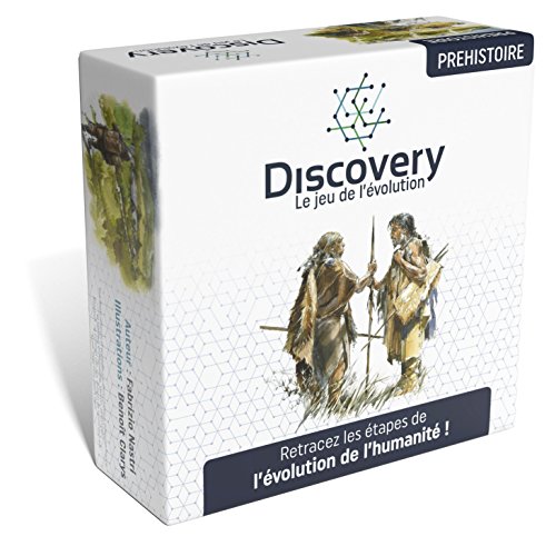 Discovery: el juego de la evolución – PreHistoria – Un juego de cartas para niños y adultos – Edición 2019 – HPSB2.01fr