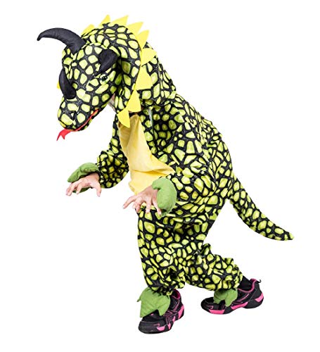 Disfraz de triceratops F123, talla 92-98, para bebé, niños pequeños, dinosaurio Saurier, dragón Saurier, carnaval, disfraz de carnaval, para niños pequeños, regalo de cumpleaños