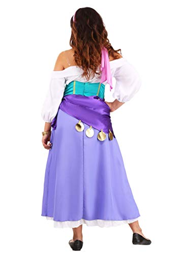 Disguise Disfraz de jorobada de Notre Dame Esmeralda para mujer - morado - M