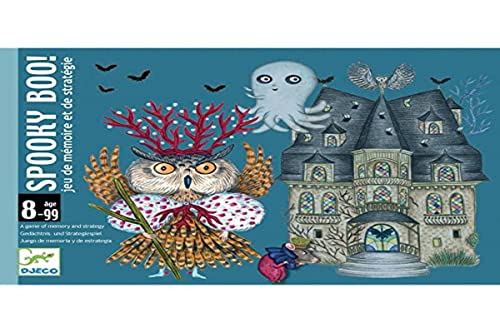 DJECO- Cartas Spooky Boo Juegos, Multicolor (35098)