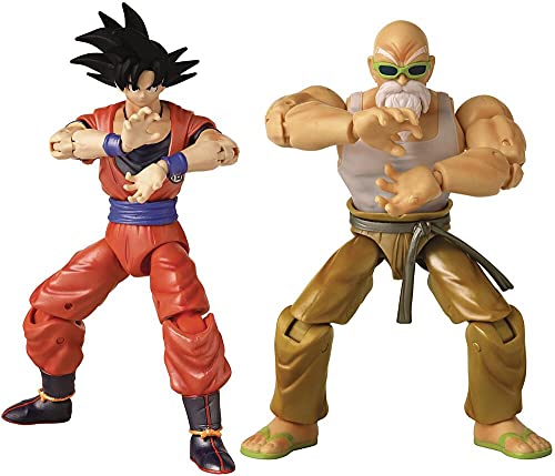 Dragon Stars Figura de Accion Pack Exclusivo Online de Mutenroshi y Son Goku 2021 Convention Edicion Limitada