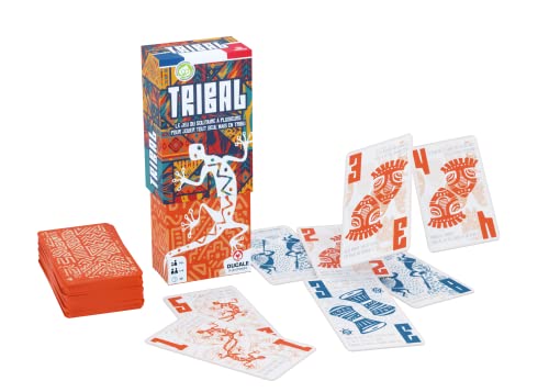 Ducale – Tribal – Juego del Solitario para Jugar en Duel o en Tribu, en Familia o Entre Amigos, Juego de Mesa Fabricado en Francia