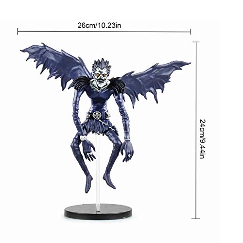 Earlyad Figura de Anime Death Note, Death Note Ryuk Ryuuku Figura de acción Colección de Modelos de PVC de 10 Pulgadas, Figura de acción de Anime, Regalo para Accesorios de decoración de Escritorio