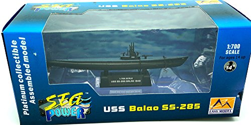 Easy Model 37310 USS Balao SS-285 1943 - Submarino a escala [importado de Alemania]