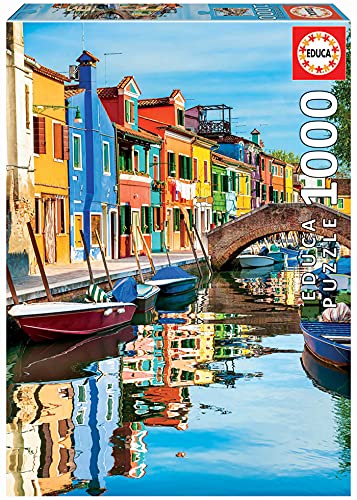 Educa Burano. Puzzle de 1000 Piezas. Ref. 19023, Multicolor