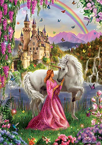 Educa - Hada y Unicornio Puzzle, 500 Piezas, Multicolor (17985)