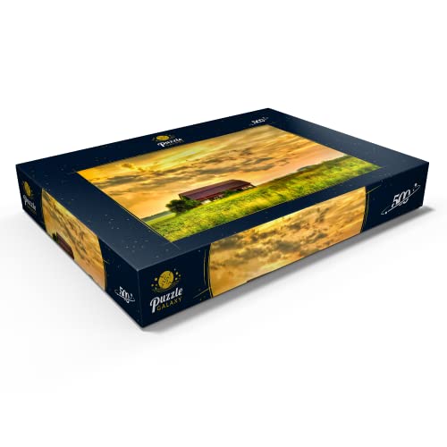 El Paisaje De Las Granjas Americanas En El Medio Oeste - Premium 500 Piezas Puzzles - Colección Especial MyPuzzle de Puzzle Galaxy