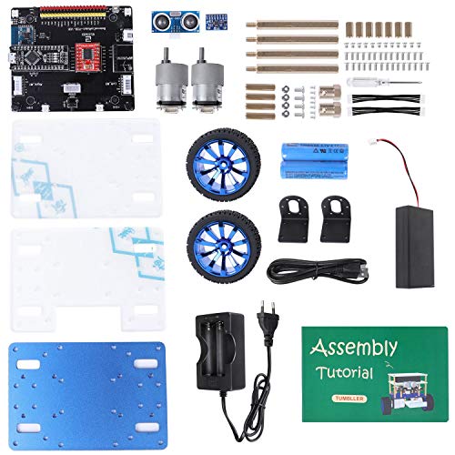 ELEGOO Tumbller Auto-Equilibrio Robot Coche Kit Compatible con Arduino IDE Stem Kits Juguetes para Niños y Adultos (Azul)