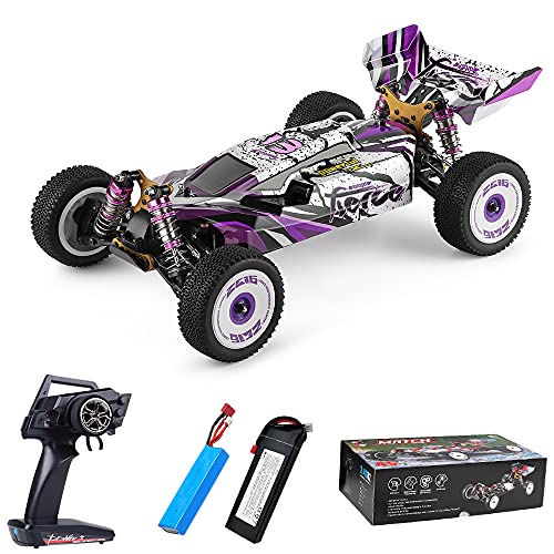 Entrega en 3~7 Días, WLtoys 124019 RC Coche 55km/h, 2600mAh Actualización de batería 30 Minutos, 1:12 Vehículo Todoterreno 4WD, Racing ​Offroad Drift de Alta Velocidad Car (2 Pilas)