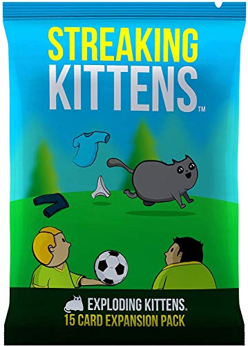 Exploding Kittens : Un Juego De Cartas En Inglés + Streaking Kittens: This Is The Second Expansion of , Barraja De Cartas