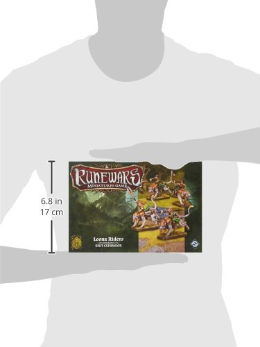 Fantasy Flight Games FFGRWM17 Leonx Riders Expansion Pack: Runewars Miniatures Game, Multicolor