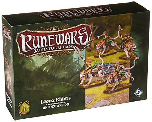 Fantasy Flight Games FFGRWM17 Leonx Riders Expansion Pack: Runewars Miniatures Game, Multicolor