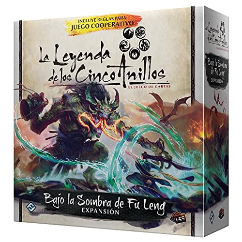 Fantasy Flight Games- Leyenda de los Cinco Anillos LCG - Bajo la Sombra de Fu Leng (L5C42ES)